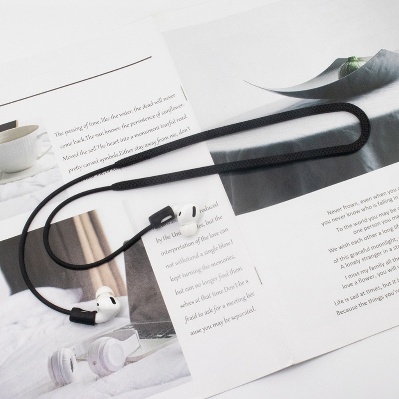 Dây Đeo Cổ Bằng Silicon Mềm Chống Thất Lạc Và Mồ Hôi Cho AirPods Pro 1 2 3