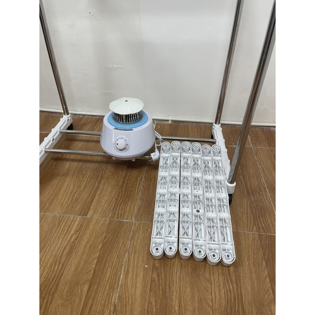 Tủ Sấy  Quần Áo  2 Tầng Khung Inox Có Điều Khiển Từ Xa Cao Cấp