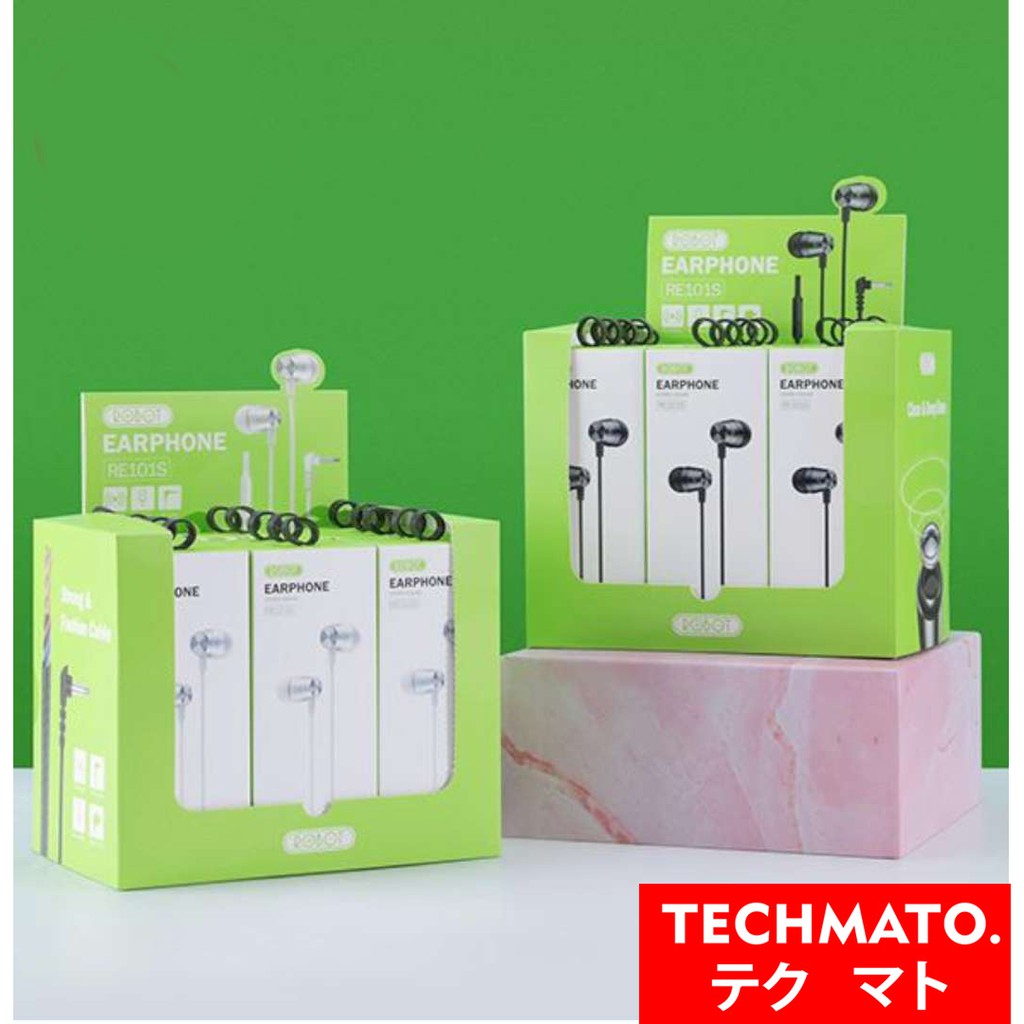 Tai Nghe Nhét Tai Siêu Trầm Có Dây Bằng Kim Loại Cho Android Iphone Re101S | BigBuy360 - bigbuy360.vn