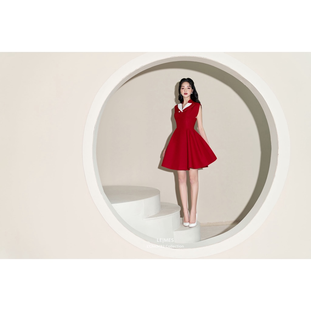 LEMES - Đầm xòe chữ A Sam