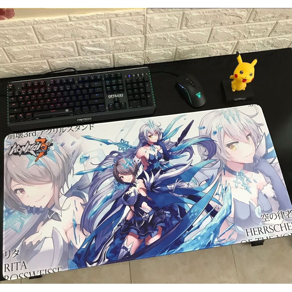 Lót chuột Honkai Impact 3 size 80x40