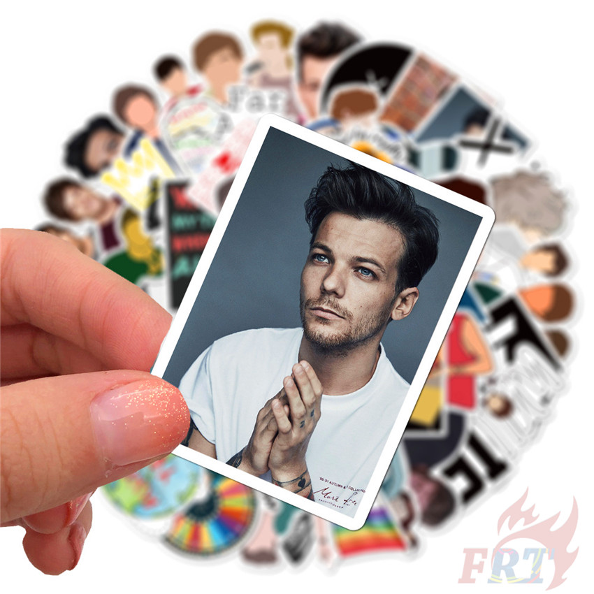 ❉ Louis Tomlinson - One Direction 1D Singer Stickers ❉ 50Pcs/Set Waterproof DIY Fashion Decals Doodle Stickers