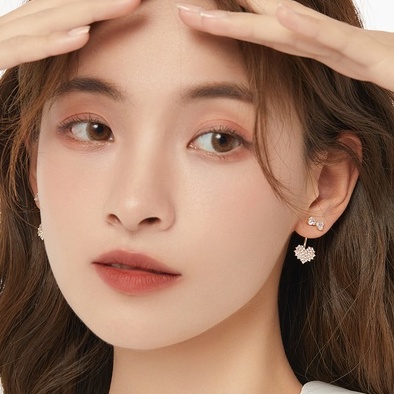 Khuyên Tai Hình Trái Tim/Nơ Phong Cách Hàn Quốc Thời Trang Mới 2022 Dành Cho Bạn Nữ