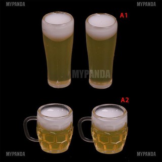 Bộ 2 đồ chơi mô hình cốc bia tỉ lệ 1:12 cho nhà búp bê