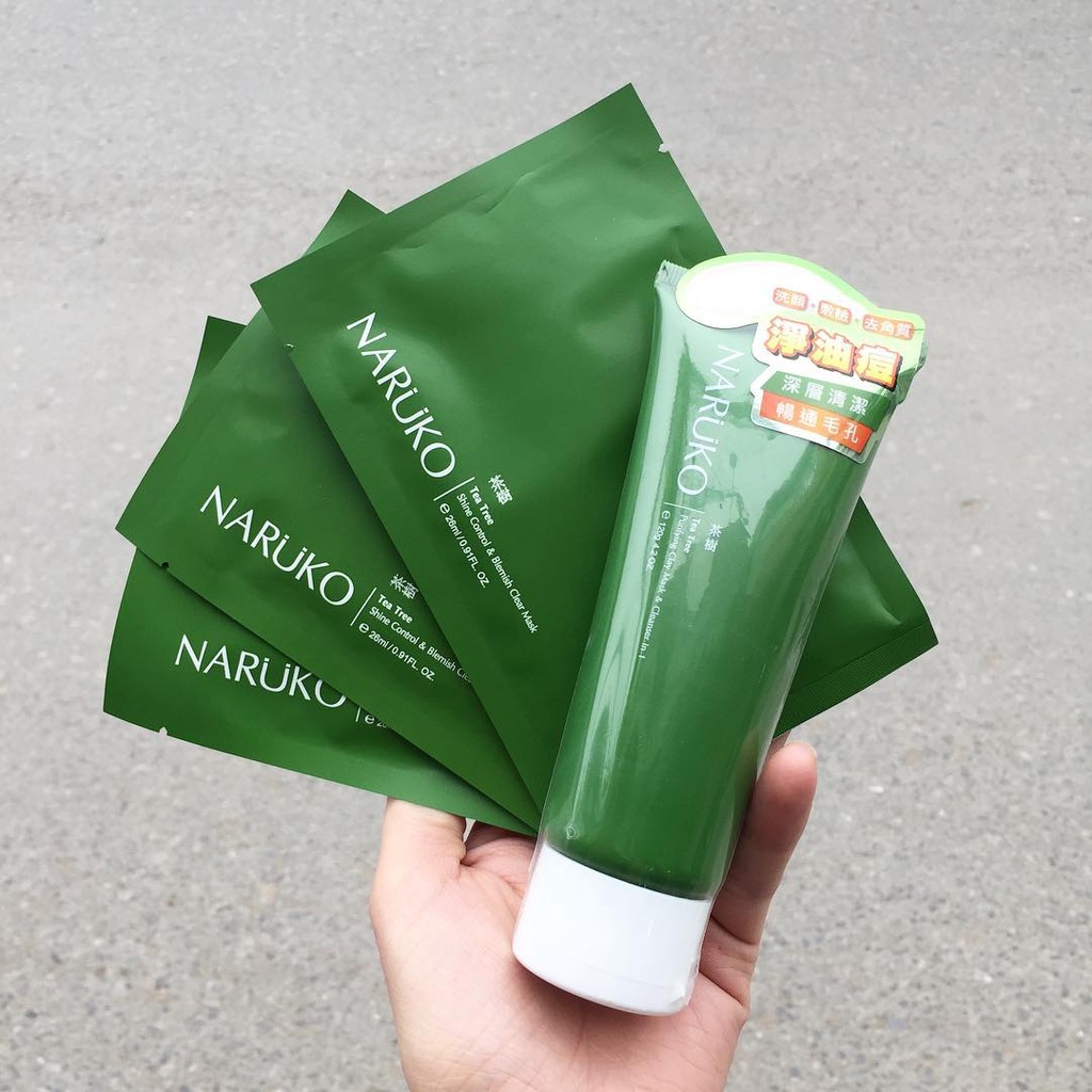 |Pi.cosmetic| Sữa Rửa Mặt Trầm Trà Naruko Dạng Bùn Tea Tree 120gr Bản  Đài | BigBuy360 - bigbuy360.vn