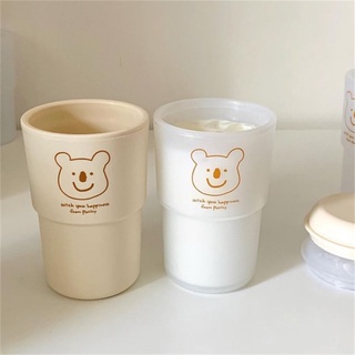 Cốc take away gấu nâu