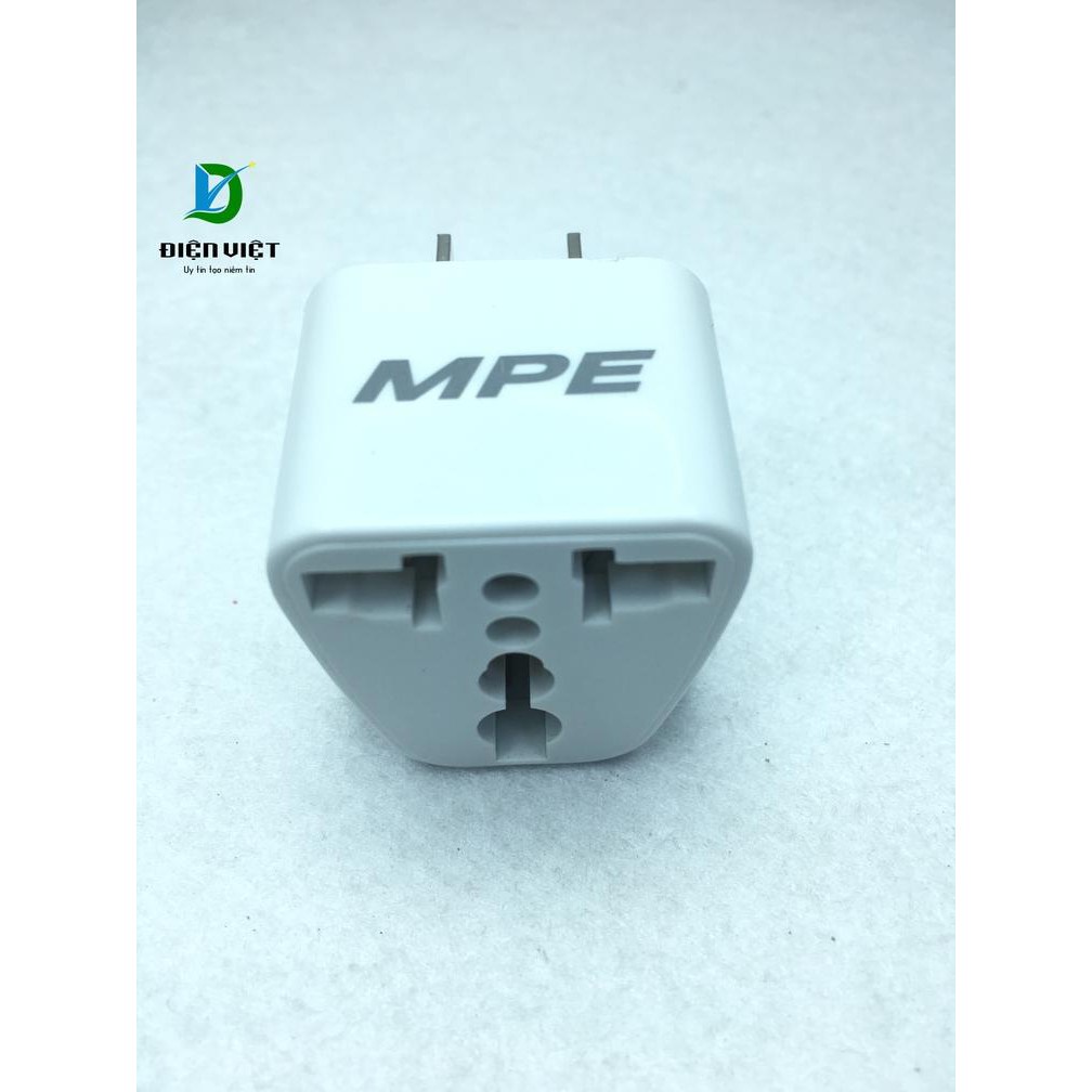 Phích cắm chuyển 3 chấu ra 2 chấu MPE AD1 &  VINAKIP DN03