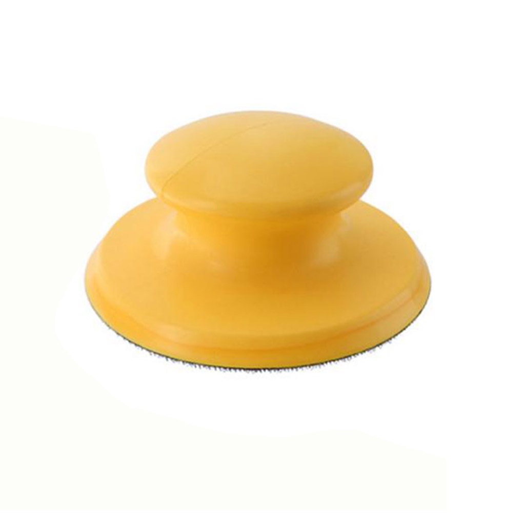 [Coco] Hand Sanding Block Sandpaper Holder Pad Hand Grinding Block Wood Polishing Tool Woodworking Tool A Type Round
