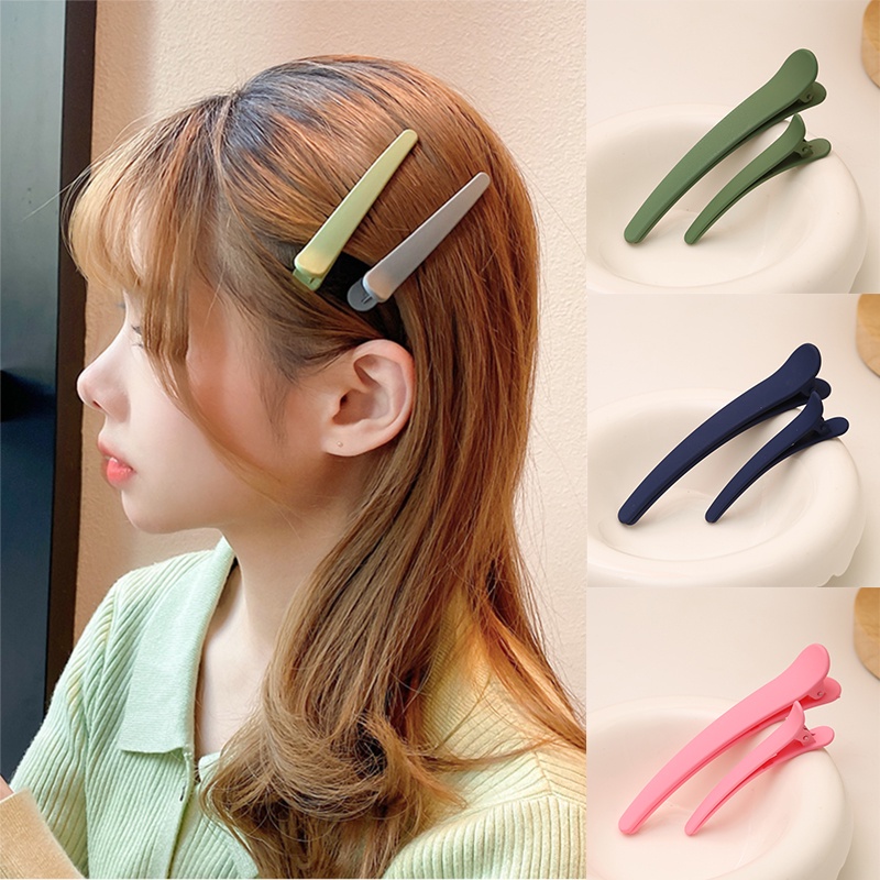 Kẹp tóc cỡ lớn màu sắc thời trang phong cách hàn quốc thích hợp cho nữ