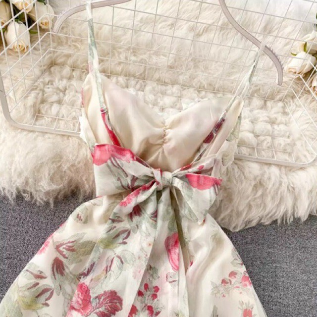 Đầm hoa ❤️FREESHIP❤️ Váy maxi hoa Quảng Châu hàng có sẵn | BigBuy360 - bigbuy360.vn