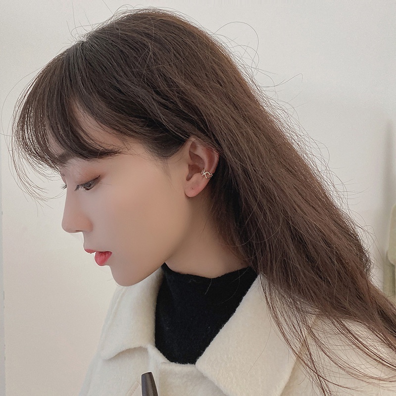 Khuyên Tai Dạng Kẹp Đơn Giản Cá Tính Hình Chữ Hello 2021 Cho Nữ
