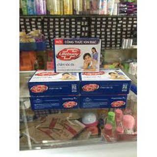 Combo 5 Xà bông cục Lifebuoy xanh dương 90g