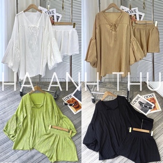 Set áo xốp quần short
