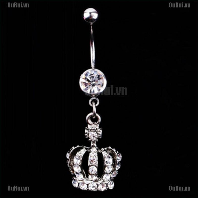 Khuyên Rốn Hình Vương Miện Dễ Thương