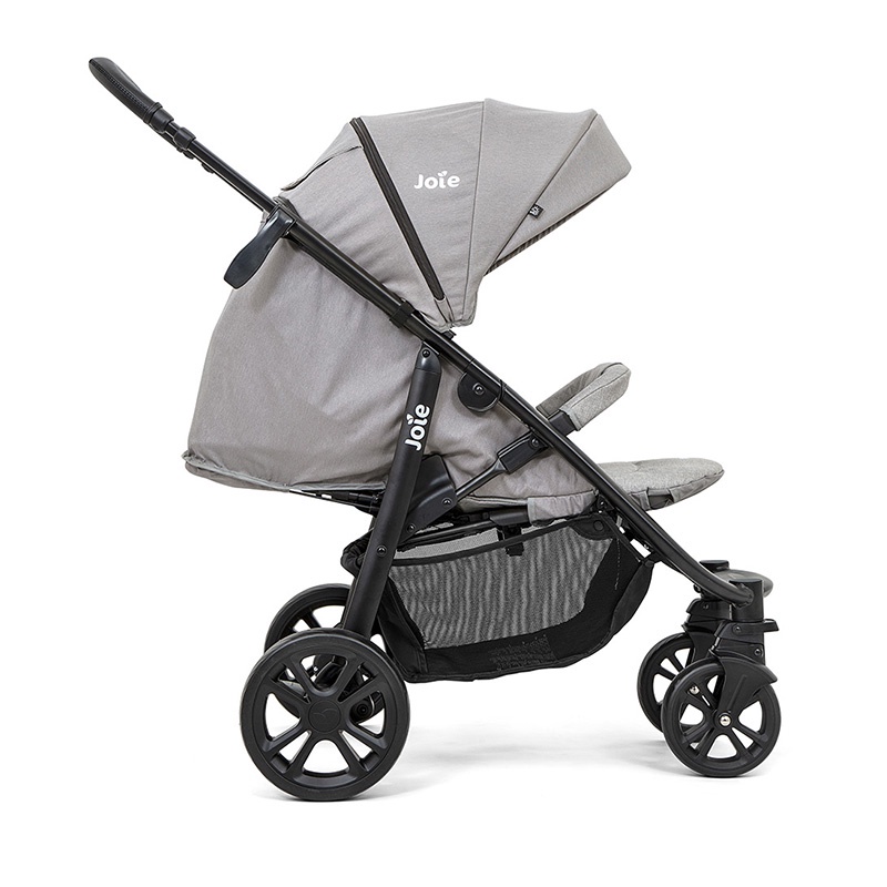 Xe đẩy trẻ em Joie Litetrax 4 DLX Gray Flannel dành cho bé sơ sinh đến 22kg (mẫu mới 2021)