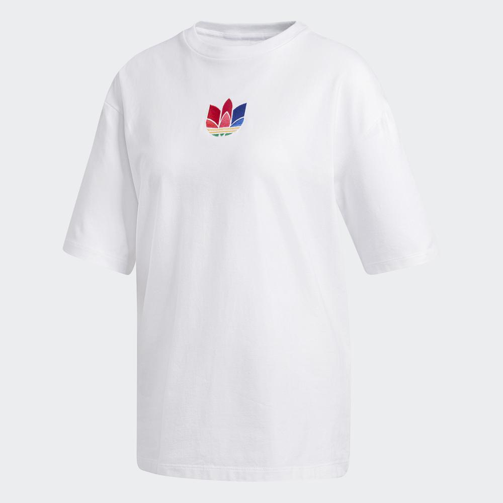 Áo Tee adidas ORIGINALS Nữ Áo thun Ba Lá 3D Adicolor Màu trắng GD2235