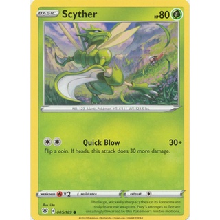 Thẻ bài pokemon scyther - 005/189 - common