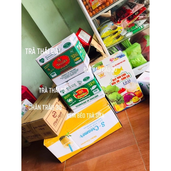 Sét trà thái xanh 4 món