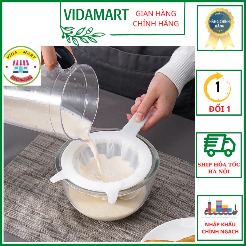 Dụng Cụ Lọc Sữa Đậu Nành Bằng Vải Có Tay Cầm - Ray Lọc Đậu Nành , Lọc trà , Rây Cháo , Nước Trái Cây Siêu mịn tiện lợi