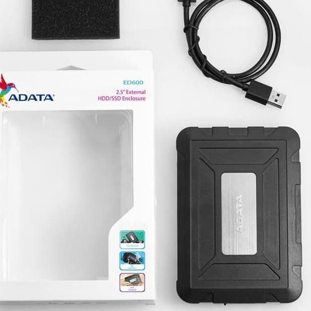 Hộp Đựng Ổ Cứng Ngoài ADATA ED600 2.5 Inch SSD HDD / SSD Chống Nước CD7
