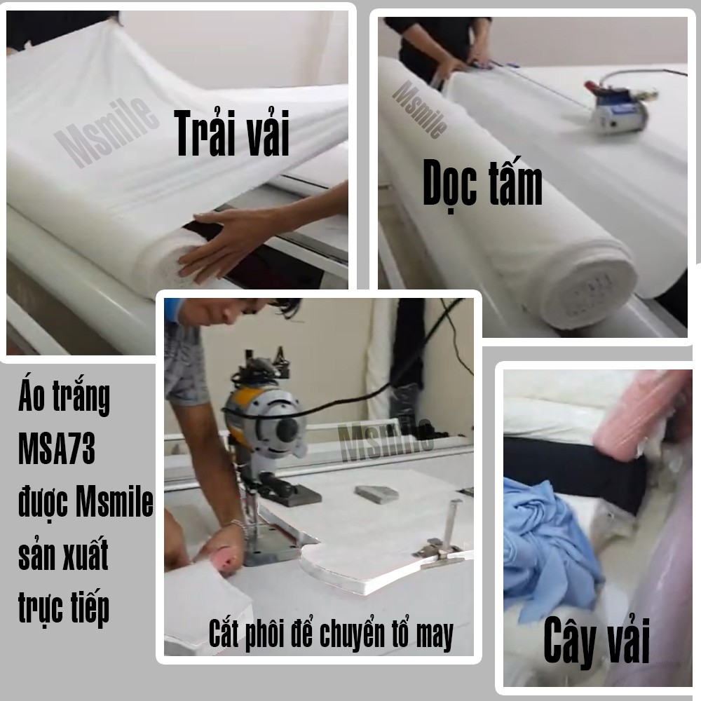 Áo Sơ Mi Nữ Trắng Công Sở, Sơ Mi dài tay dáng ôm lụa hàn cổ đức MSA73 | BigBuy360 - bigbuy360.vn