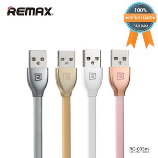 Cáp sạc điện thoại android có đèn led Remax chính hãng