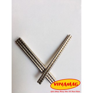 150 viên nam châm đất hiếm 2x2mm, nam châm linh kiện điện tử NdFeB