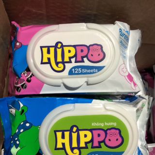 Khăn ướt hippo gói 125 tờ