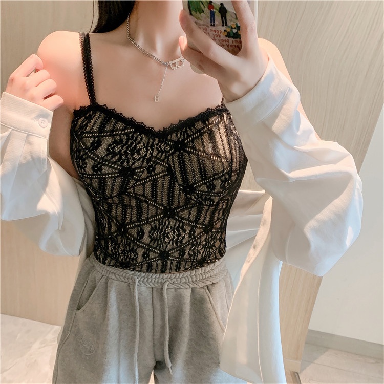 Áo bra ren cao cấp 2 dây - áo bra nữ crotop siêu hót chun lưng sexy hàng loại 1 Chichi Bra 7692