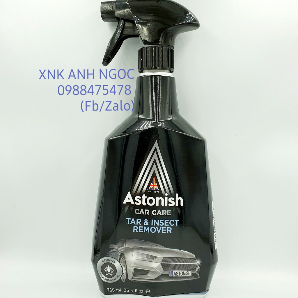 [ NHẬP UK ] Bình Xịt Tẩy Nhựa Đường Và Xác Côn Trùng Astonish C1576 (750ml) / Tẩy rửa ô tô an toàn sinh học Anh Quốc