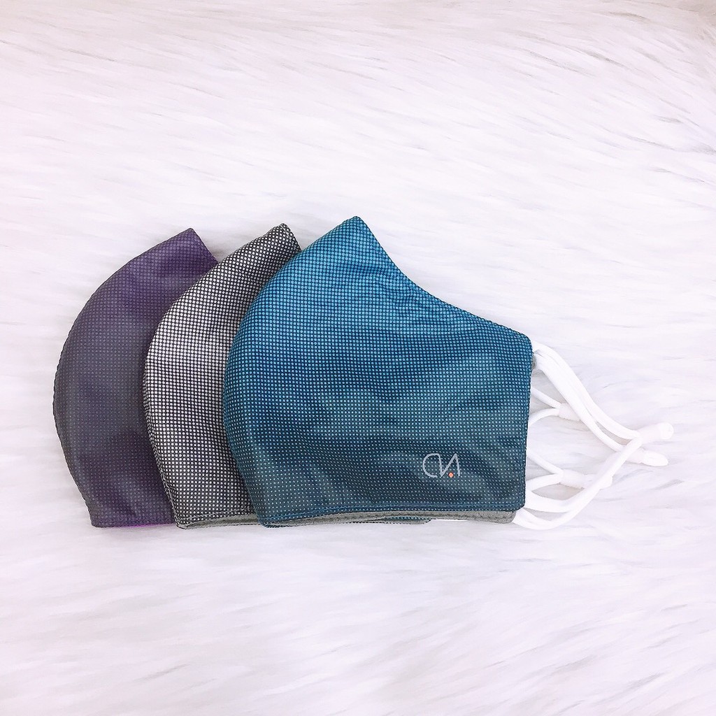 Khẩu Trang Dù Plus Duy Ngọc Cao Cấp, hàng chính hãng, màu Ombre cá tính, thời trang, chất liệu vải dù trượt nước (1007)