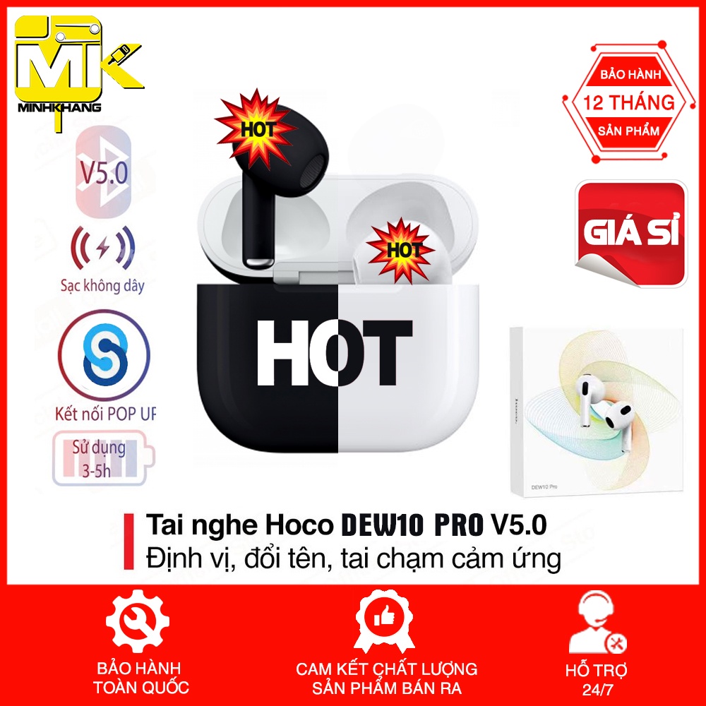 Tai Nghe Bluetooth Hoco DEW10 Pro / EW10 - BẢO HÀNH CHÍNH HÃNG