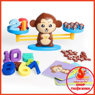 Bộ Đồ Chơi Khỉ Toán Học Cân Bằng Thông Minh Monkey Balance Cho Bé Học Số Đếm hanghot9.0