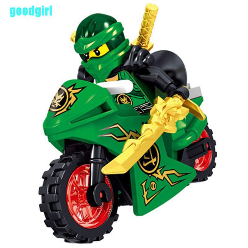 Set 8 Mô Hình Xe Mô Tô Đồ Chơi Lego