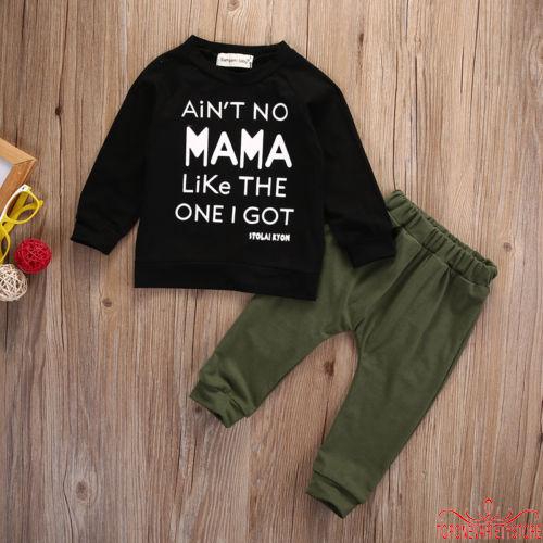 Bộ quần áo 2 món áo thun và quần legging dành cho bé trai