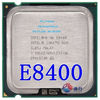 Bộ vi xử lý intel cpu core 2 duo e8400