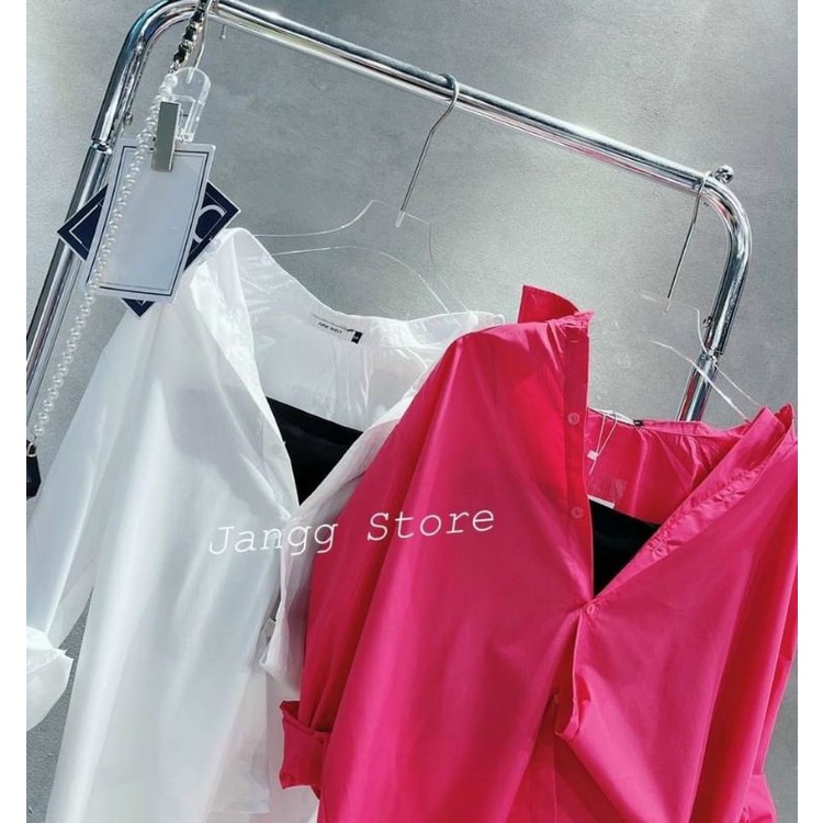 Áo sơ mi phôm rộng Full màu vải Kate mịn đẹp ❤