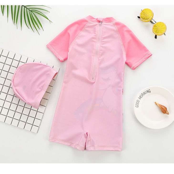 ▥ↂ✗Đồ bơi trẻ em, đồ bơi nữ một mảnh, đồ bơi trẻ em cỡ lớn, học sinh công chúa nhỏ, đồ bơi boxer chống nắng hoạt hình dễ