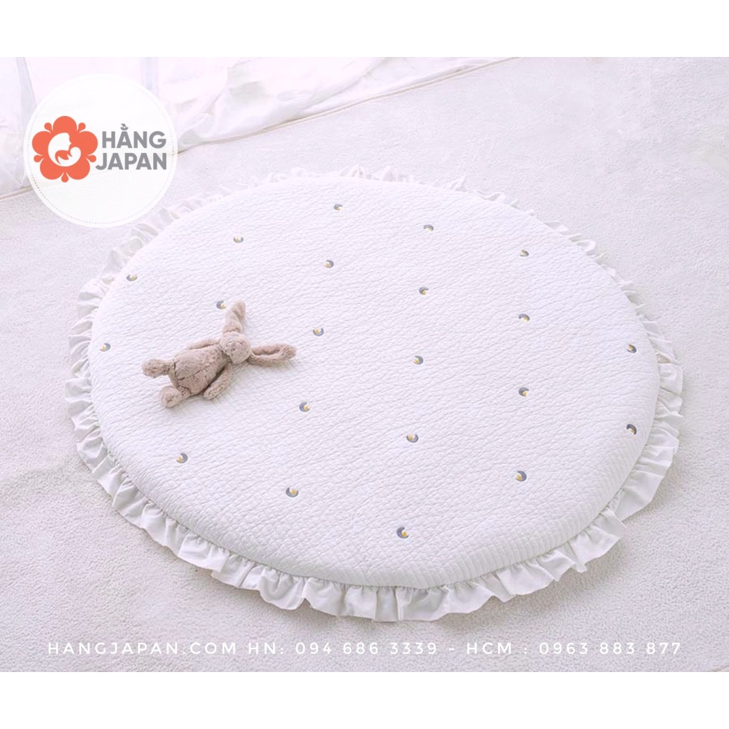 Đệm tròn moon and star white lolbaby cho bé từ sơ sinh hàng chính hãng - ảnh sản phẩm 3