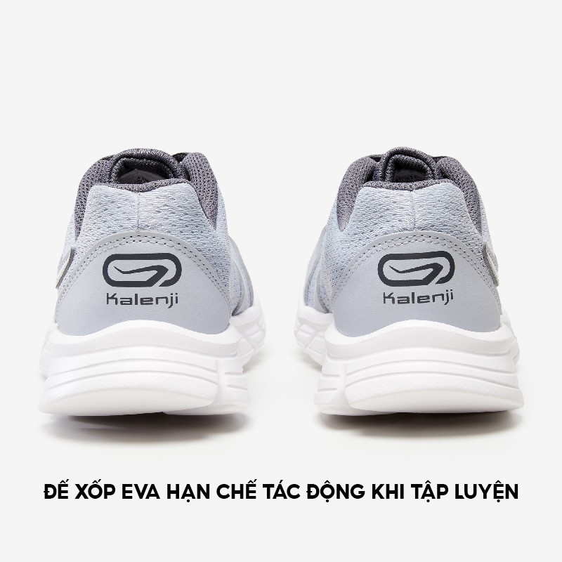 Giày thể thao nữ DECATHLON Kalenji Run One siêu nhẹ dùng cho chạy bộ - Xám