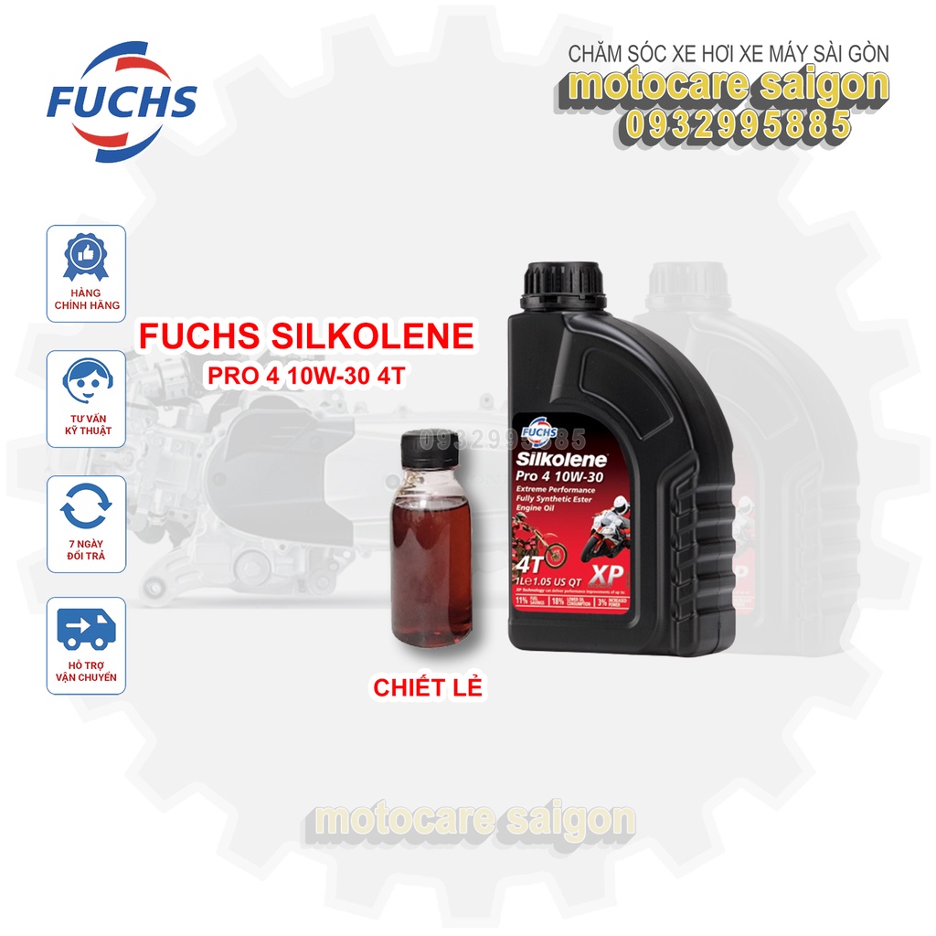 (Có Nhớt Lẻ) NHỚT FUCHS SILKOLENE XP 10W30