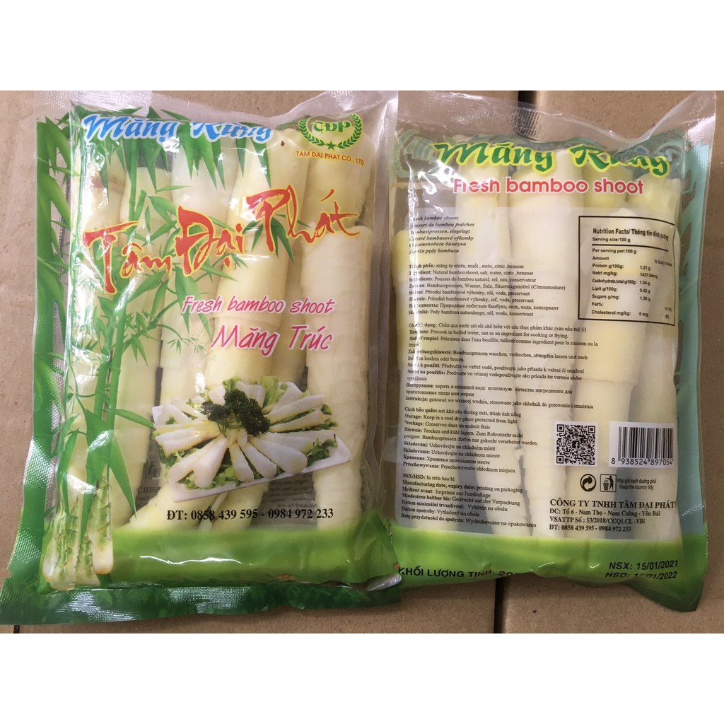 Măng trúc nhỡ Tâm Đại Phát đặc sản Tây Bắc