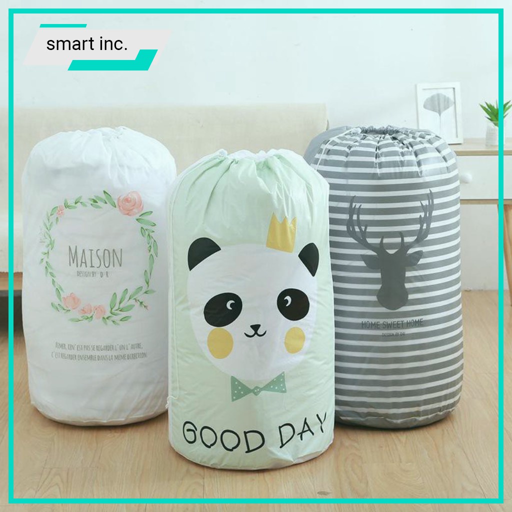 Bao Vải Đựng Đồ Chăn Màn Gối Ôm Chống Nước Dây Rút Size Lớn