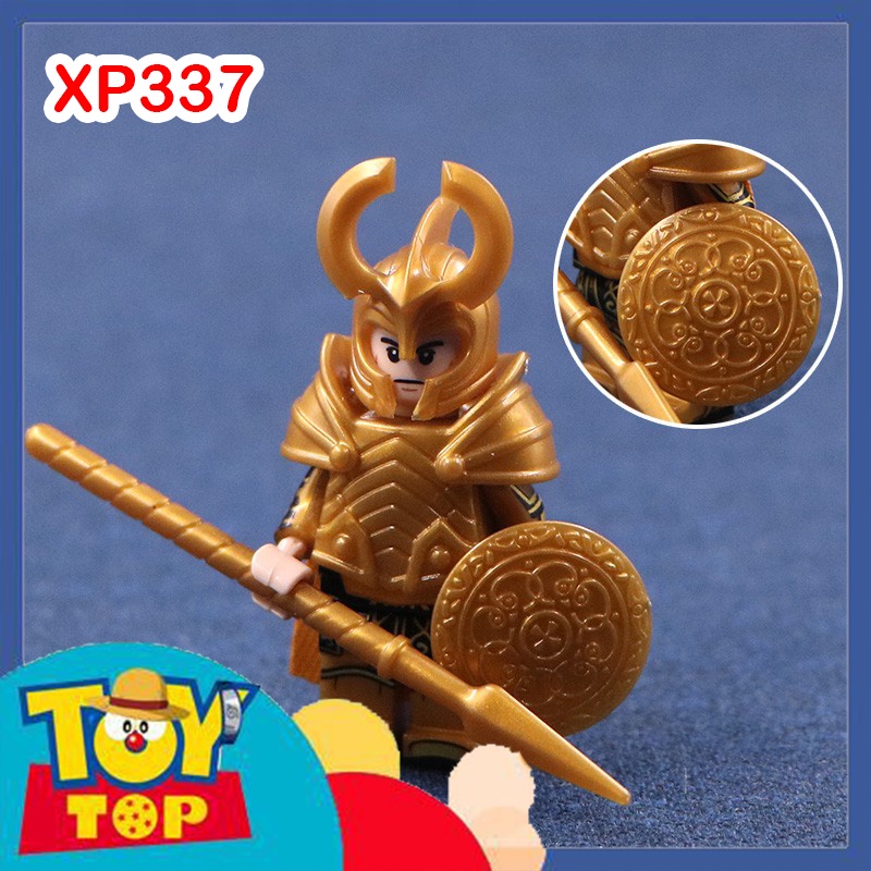 Đồ chơi mini binh lính Asgard lắp ráp ghép chiến binh Einherjar và Berserker trong Thor xếp hình KT1044