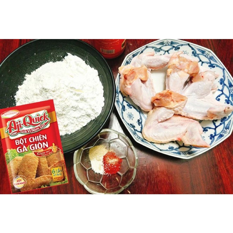 Combo 5 gói Bột chiên gà giòn Aji-Quick gói 42g