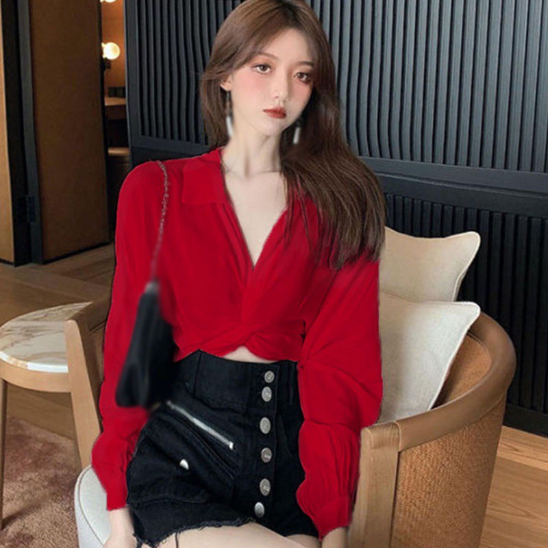 Áo Sơ Mi Tay Dài Trang Trí Họa Tiết Da Báo Thời Trang Dành Cho Nữ