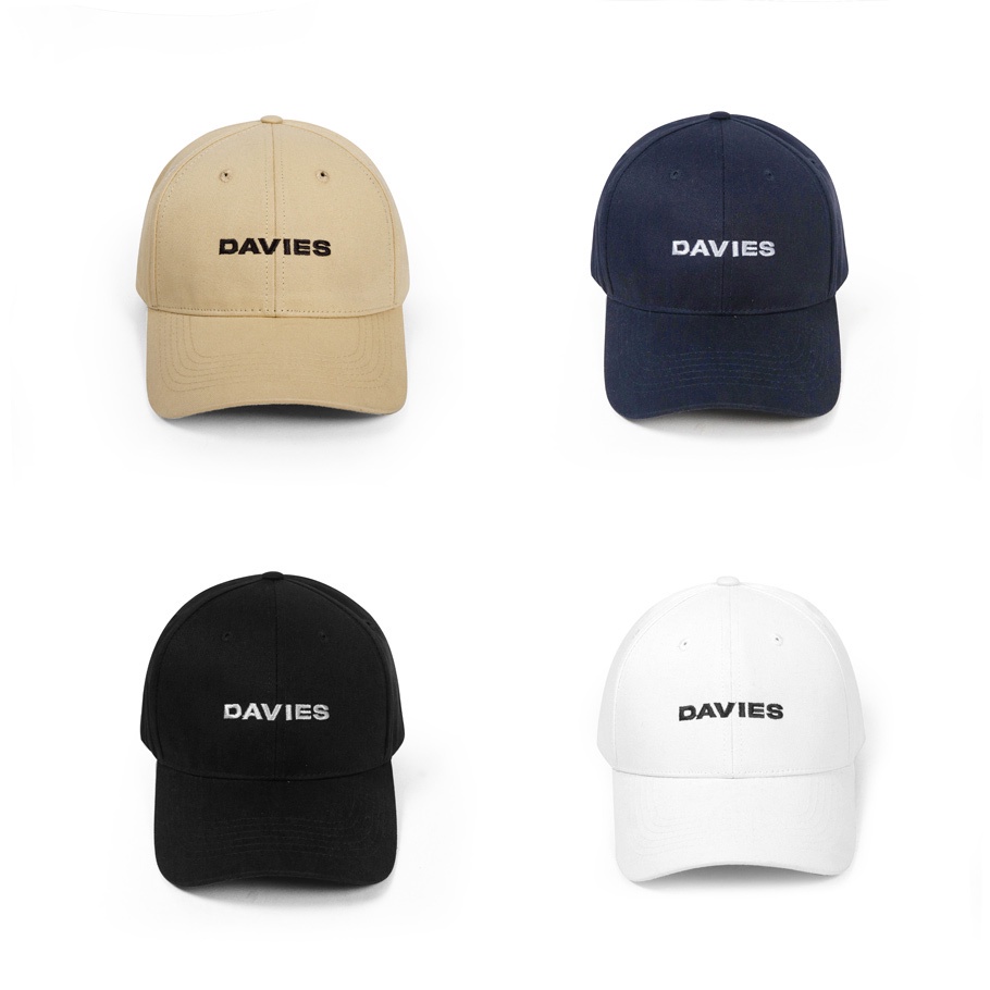 Mũ lưỡi trai nam nữ đẹp thêu nhiều màu nón local brand Davies Simple Cap |HAT05 Xịn