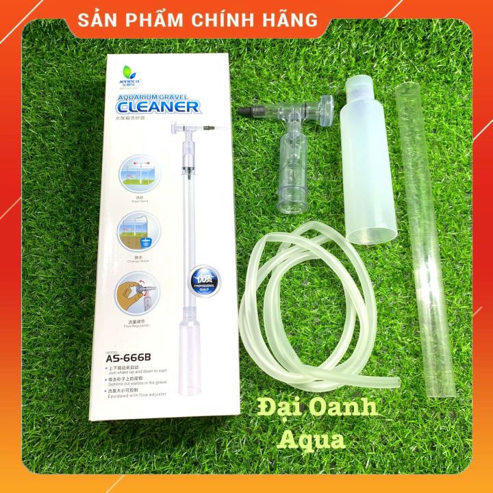 Bơm Tay Hút Cặn Bể Cá AS-666 và AS-666B-Dụng Cụ Thay Nước Và Hút Cặn Đáy Cho Bể Cá Cảnh