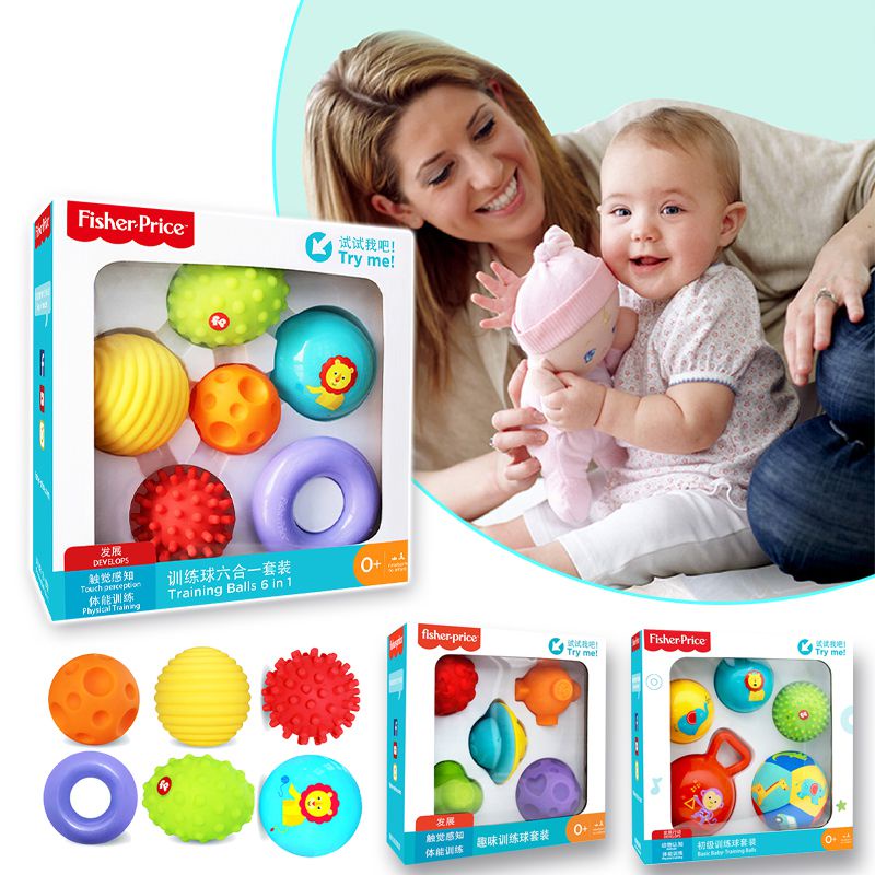 Fisher-quả Bóng Đồ Chơi Cầm Tay Phát Triển Giác Quan Cho Bé