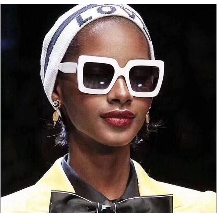 Kính mát gọng vuông màu đen thiết kế mới cá tính SAMJUNE